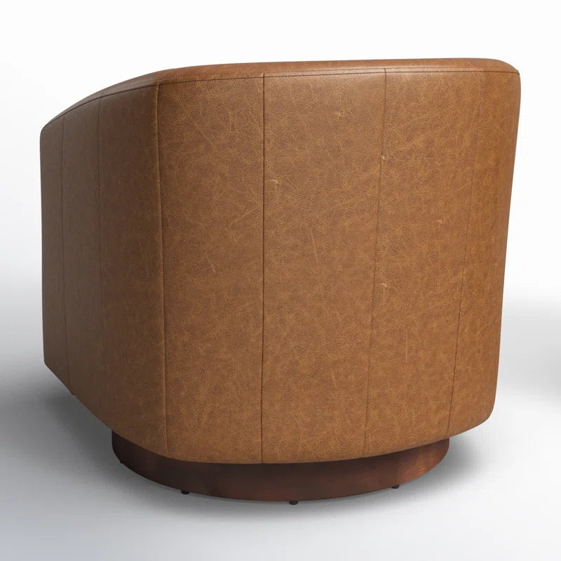 New Accent Genuine Leather Chair Home Deor