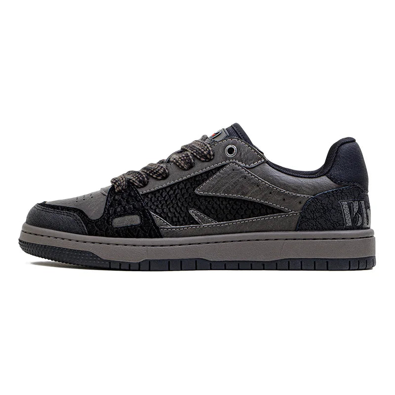 New Casual Snake Black Mamba Designed Mens Shoes