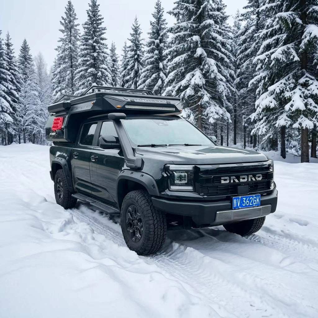Vintage Off-Road Caravan, Australian-Style Pickup Truck Camper