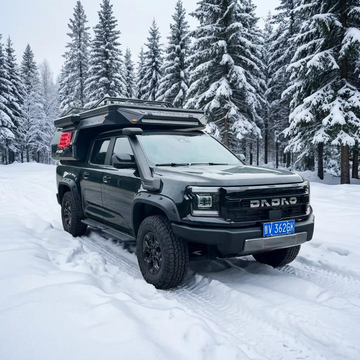 Vintage Off-Road Caravan, Australian-Style Pickup Truck Camper