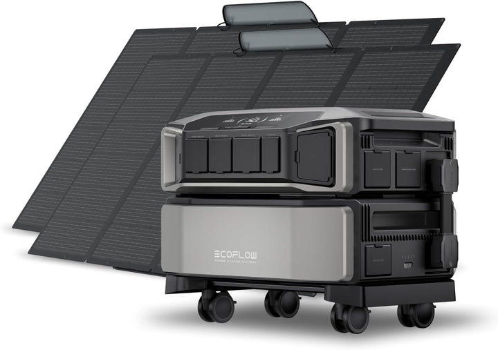 All-in-One Portable Generator with 400W Solar Panel for Home & Travel