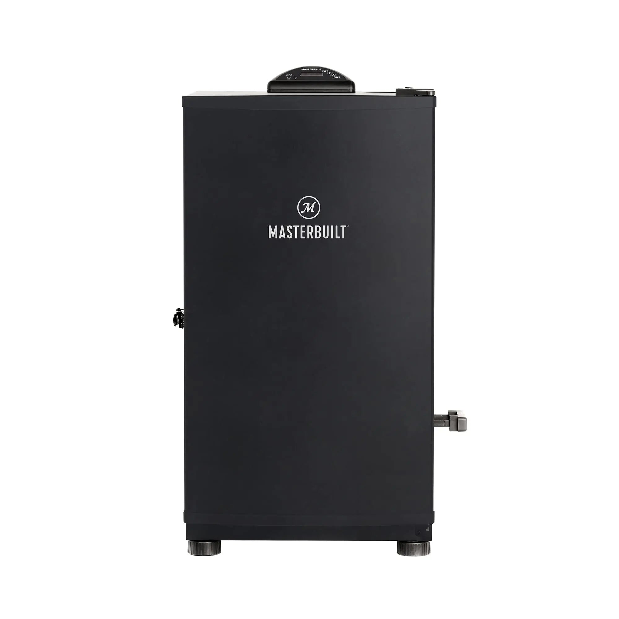 Masterbuilt® Digital Electric Vertical BBQ Smoker with Leg Kit, Side Wood Chip Loader and 710 Cooking Square Inches in Black