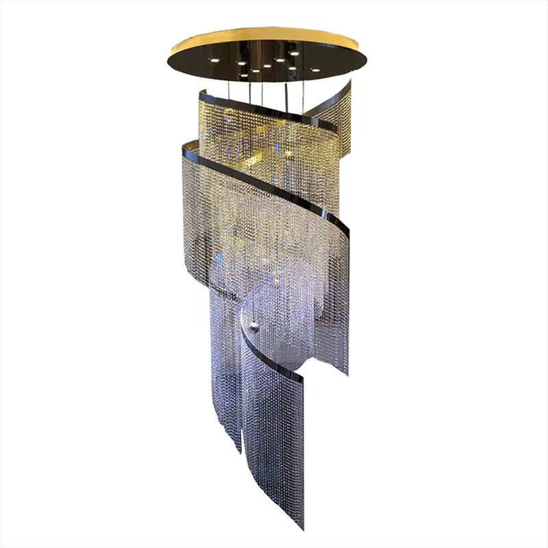 Premium Decorative Long Luxury Led Ceiling Chandelier