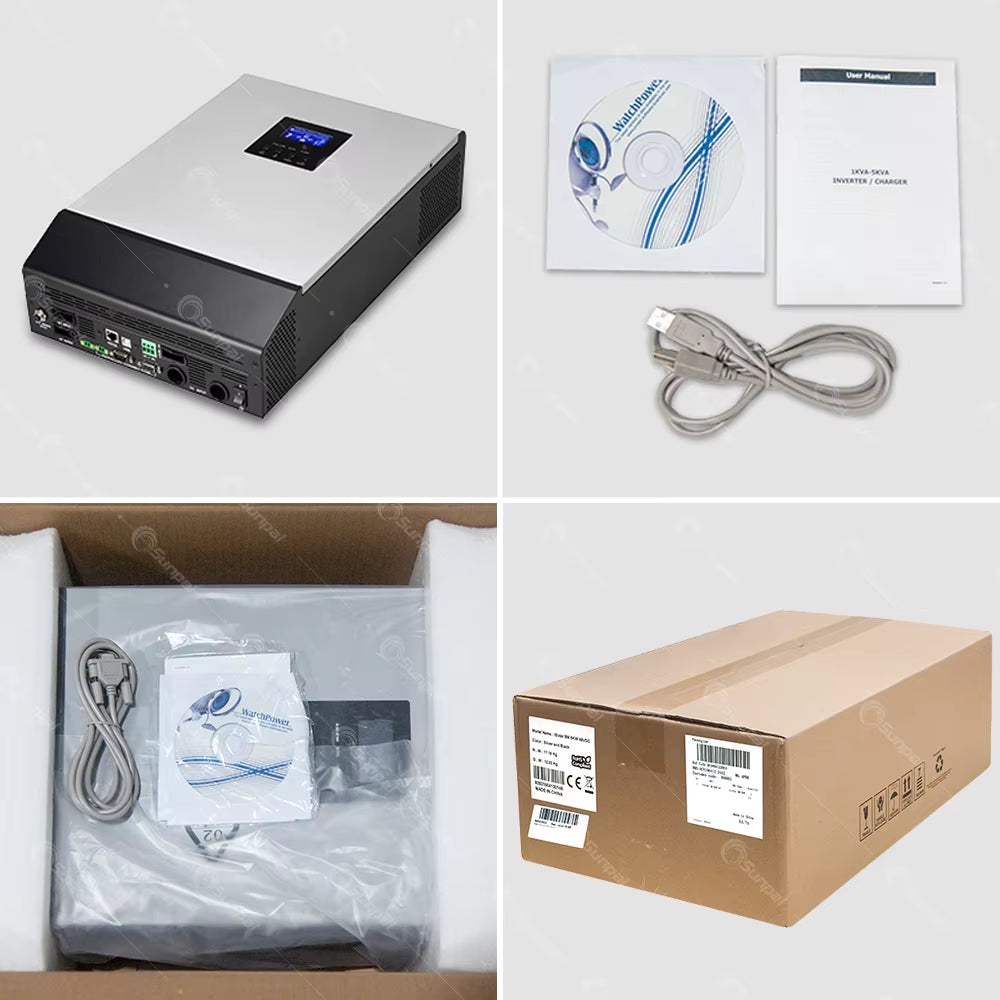 12V Dc to 220V Ac Inverter 1KW 2KW 3KW 4KW 5KW Solar Hybrid Inverter