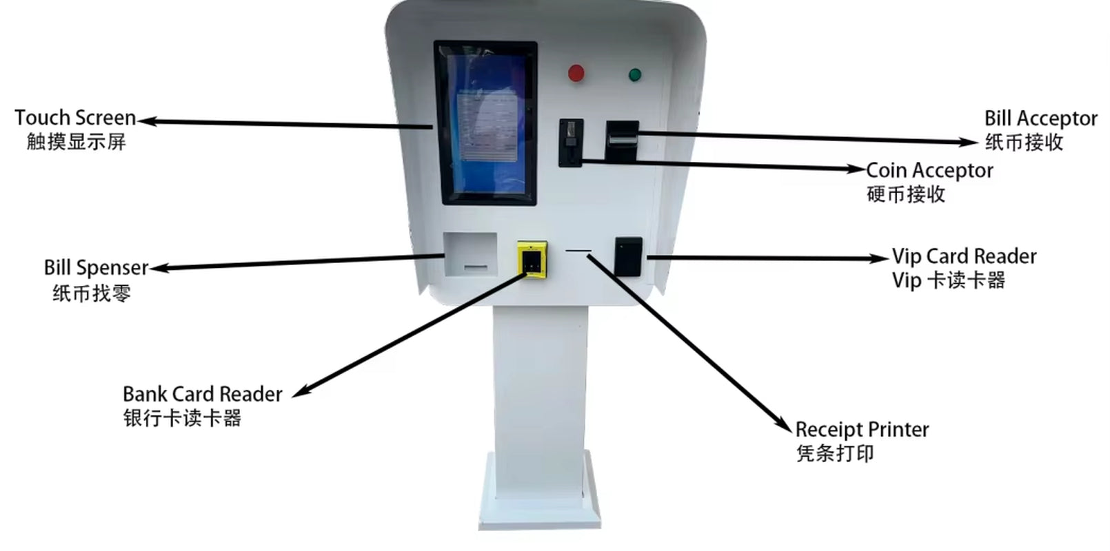 Shinewash Koisk Car Wash Self Payment Membership Card Recharge Car Wash Card or Coin Payment Car Wash Machine