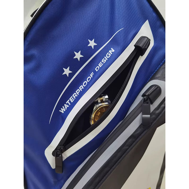 Durable Nylon Vintage Waterproof Golf Cart Bag with 14-Way Divider