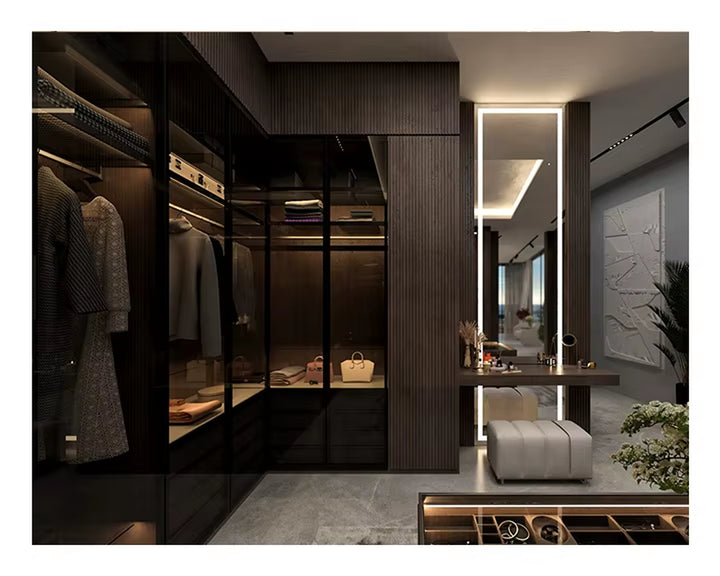 Customized Modern Wardrobes Cabinet Bedroom Furniture Storage Armoire Wardrobe Closet Designs