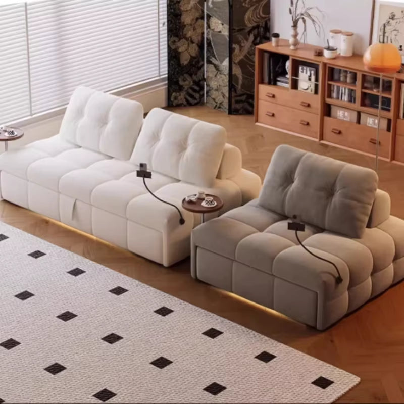 New L Shaped Sectional Bed Sofa Living Room