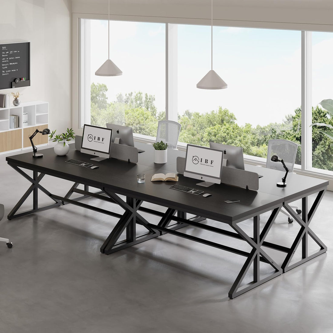 Modern Black Computer ,Home - Office, Gaming Executive Table