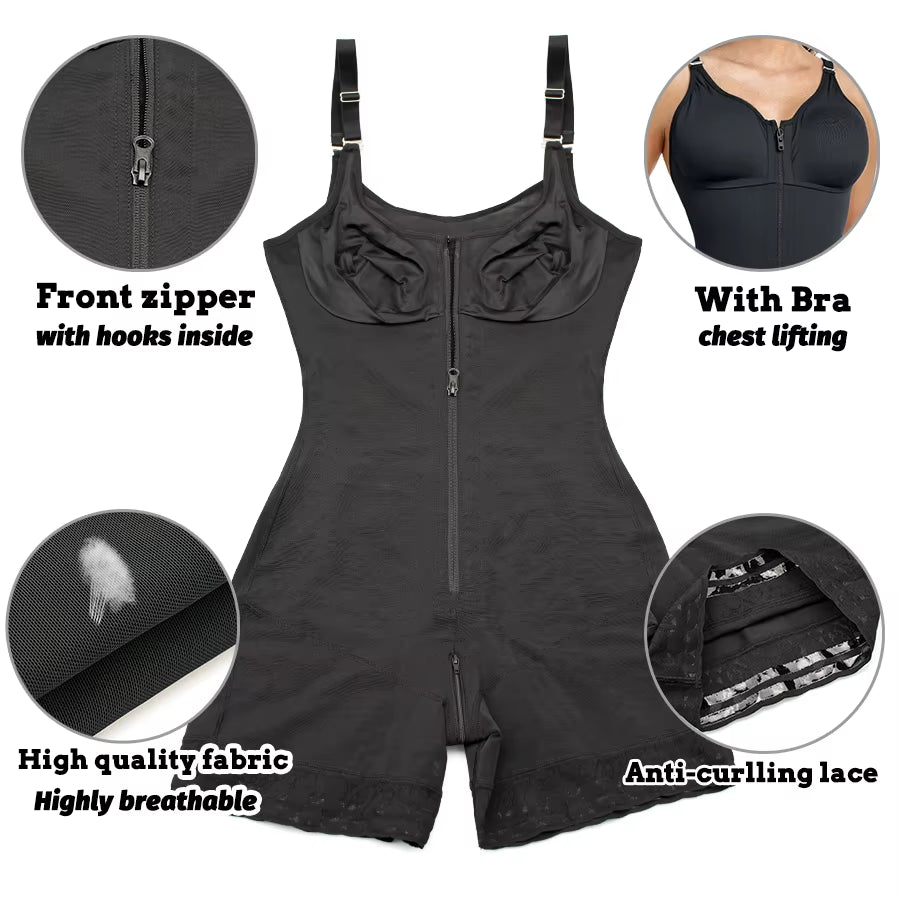 Fajas Shaper Colombian Girdles Body Shapewear Slimming Bodysuit Tummy Reductive Sheath Carving Corset Woman Sculpting Garments