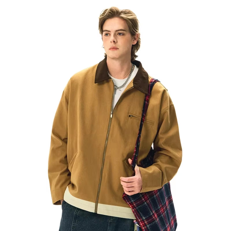 Mens Retro Canvas Detroit Hunting Jacket 