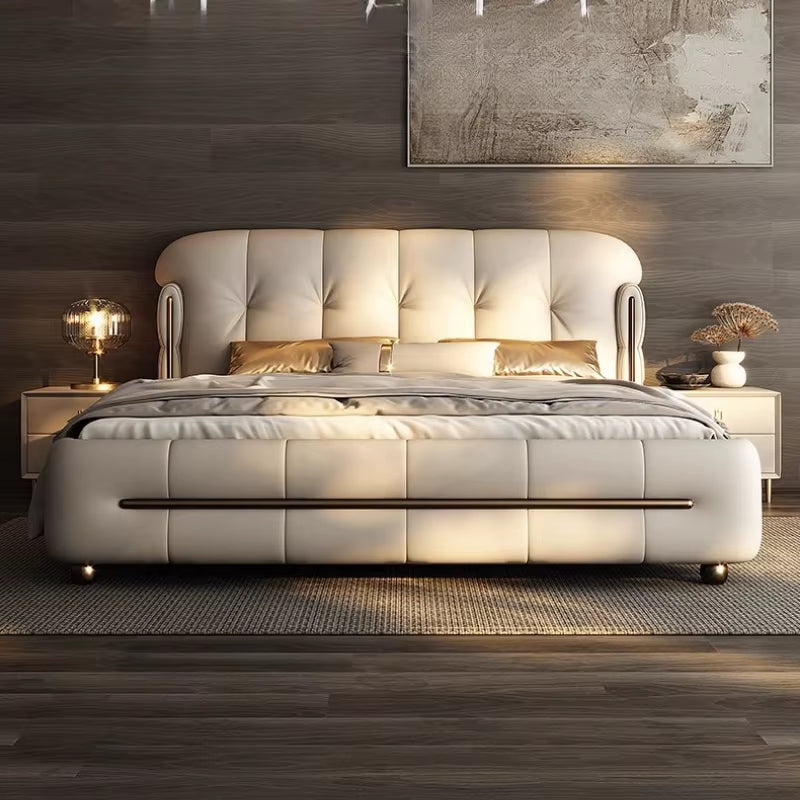 Modern Bed Frame Designer Wood Muebles Home Furniture