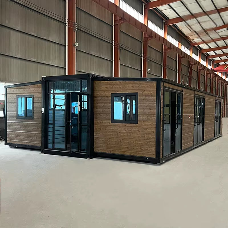 Pre-Made Luxury 40Ft Steel Prefab House Expandable Extendable Cabin Fold Out Container Custom Living Prefab 20/30/40Ft Home