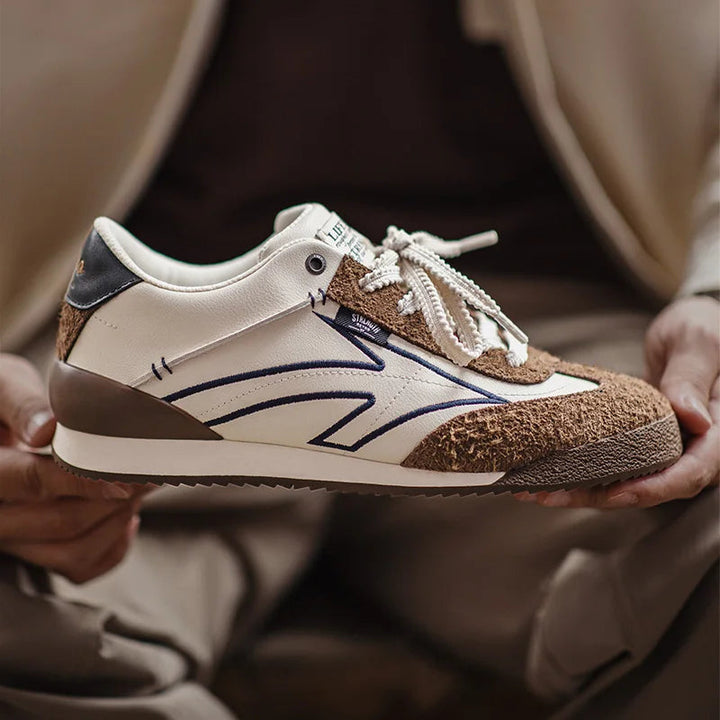 New Vintage German Versatile Shoes Patchwork Trainers