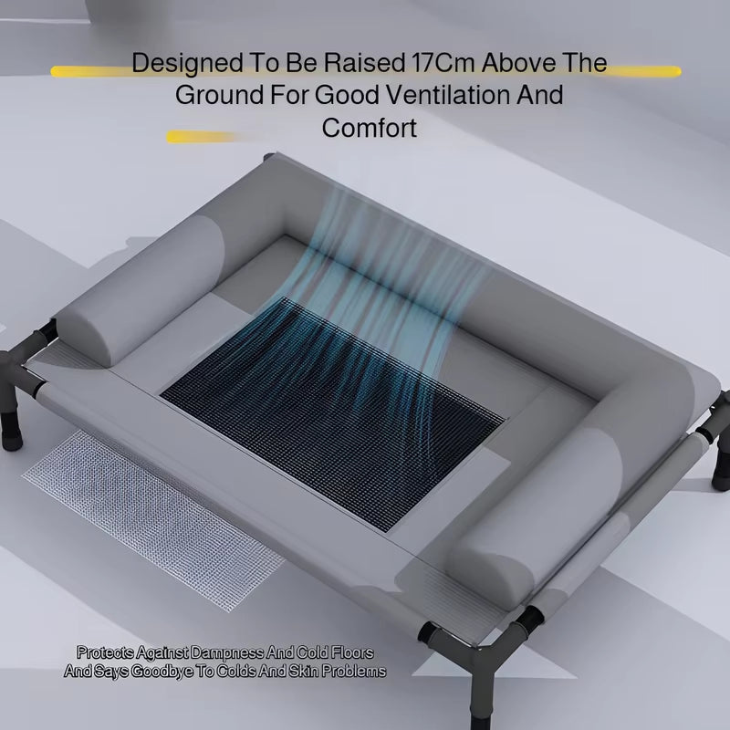 Modern Moisture-Removable/Washable Off-The-Ground Dog Pet Bed 