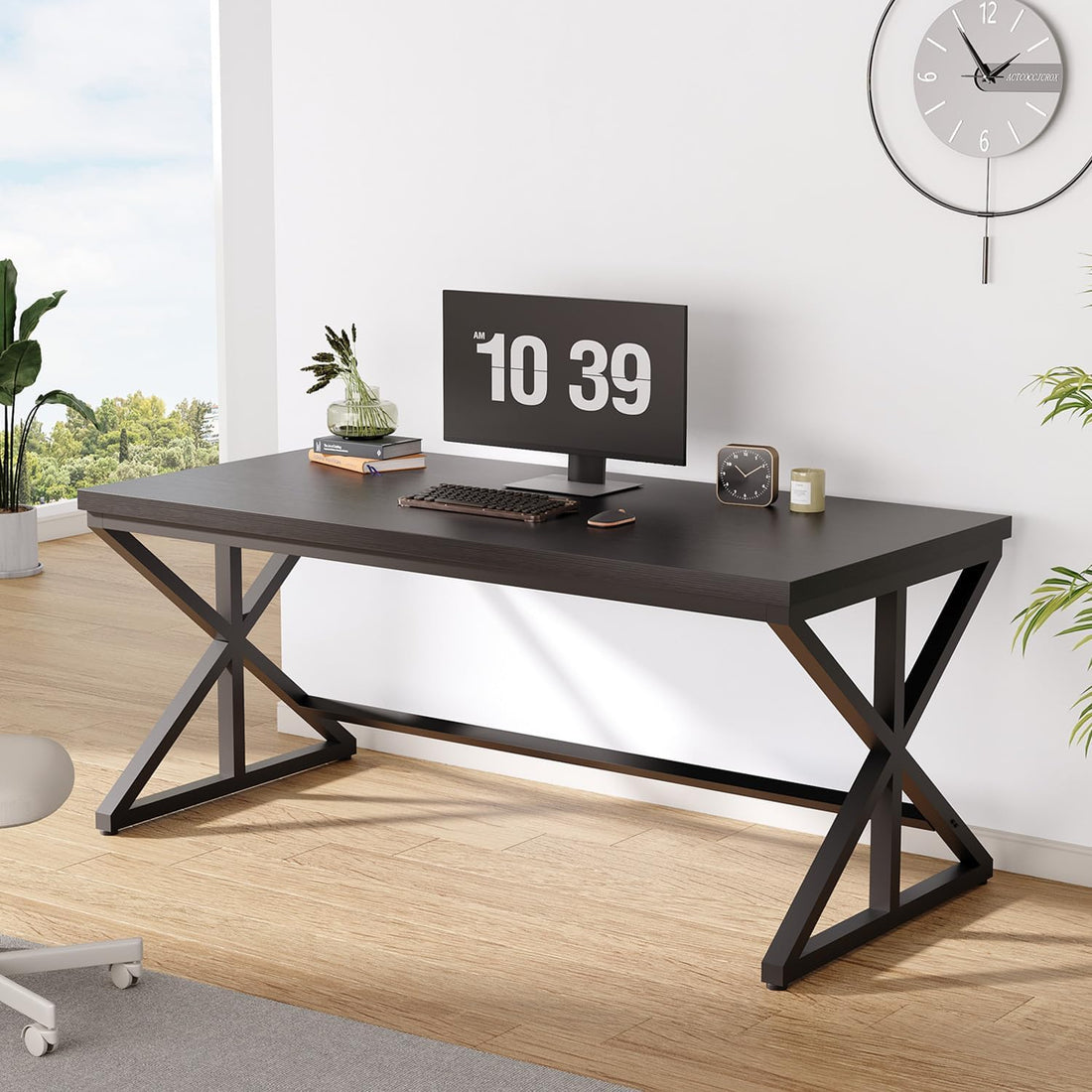 Modern Black Computer ,Home - Office, Gaming Executive Table