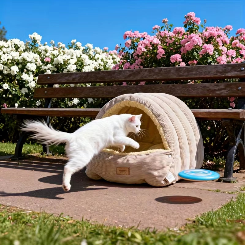 New Winter Warm Cat Bed Sleeping Nest Thickening Cat Dog Warmth