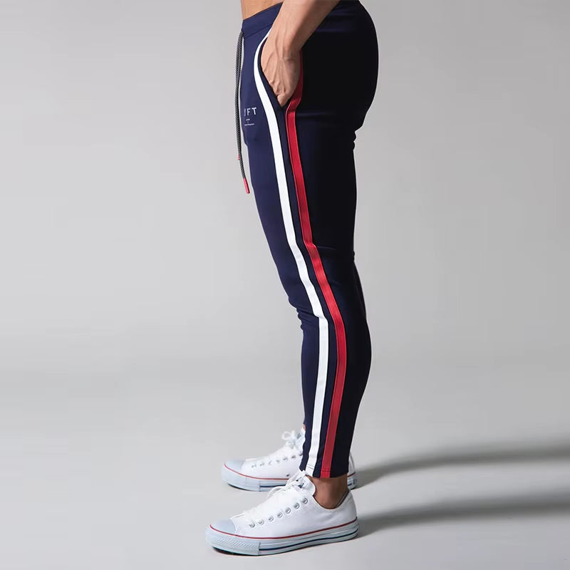 Men Running Fitness Sweatpants Quick Dry Casual Training Sport Pants Elastic Jogging Trousers Gym Workout Pants Male Gym Clothes