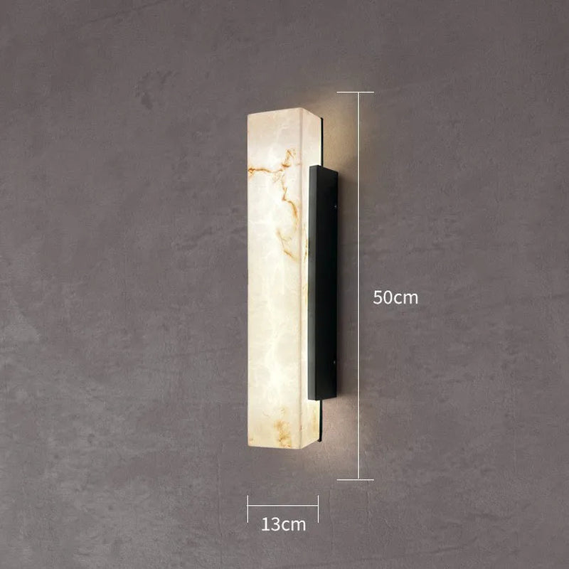 Modern Minimalist Outdoor Waterproof Marble LED Wall Light