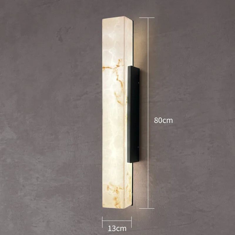 Modern Minimalist Outdoor Waterproof Marble LED Wall Light