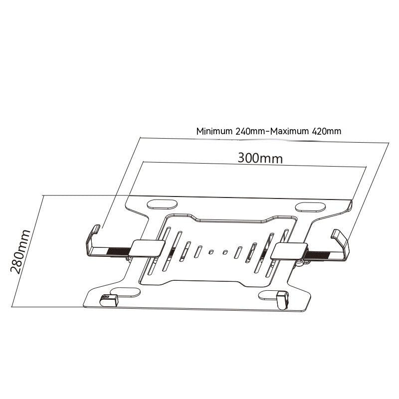 Laptop Bracket Tray Cooling Rotation