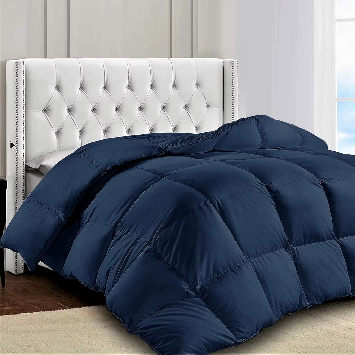Luxury Down Alternative Comforter – Box-Stitched Fluffy Duvet 