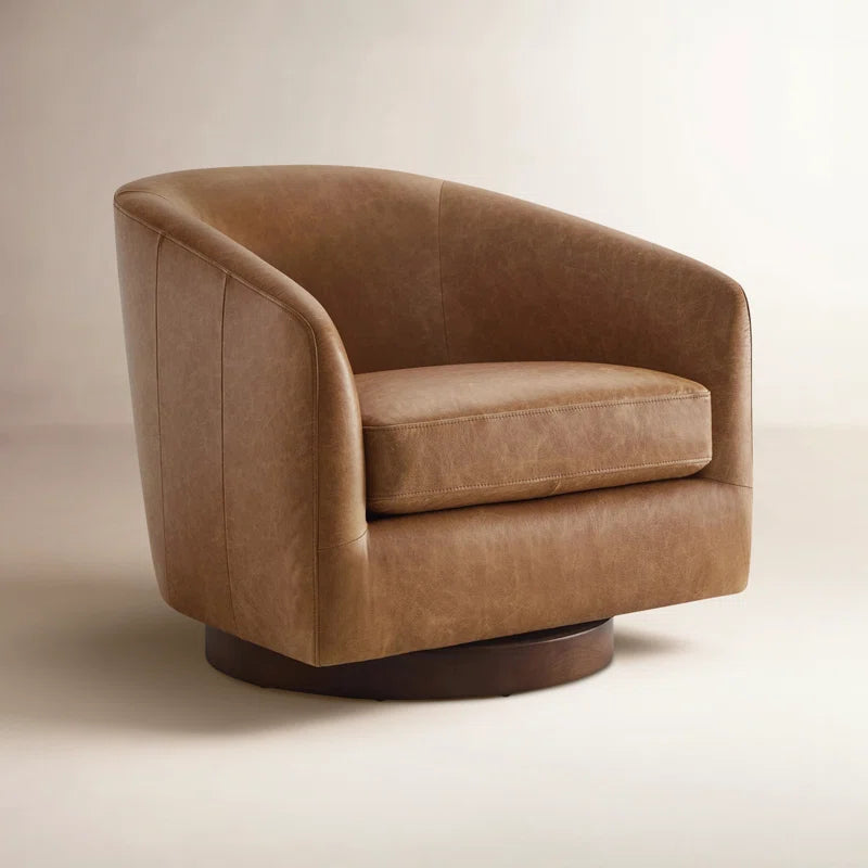 New Accent Genuine Leather Chair Home Deor