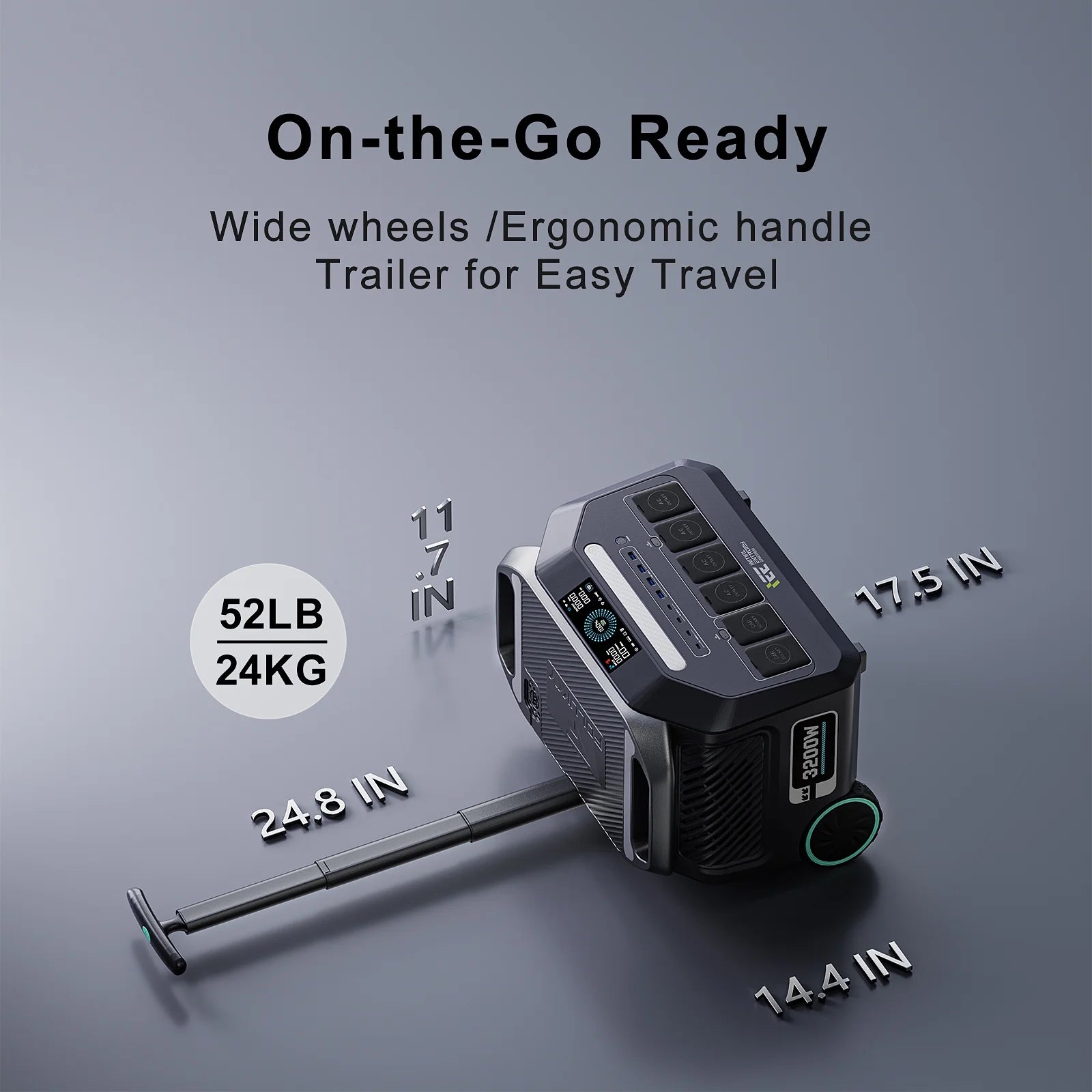 P3200 Solar Generator, 1 Hour Fast Charging, EPS,APP Control Features