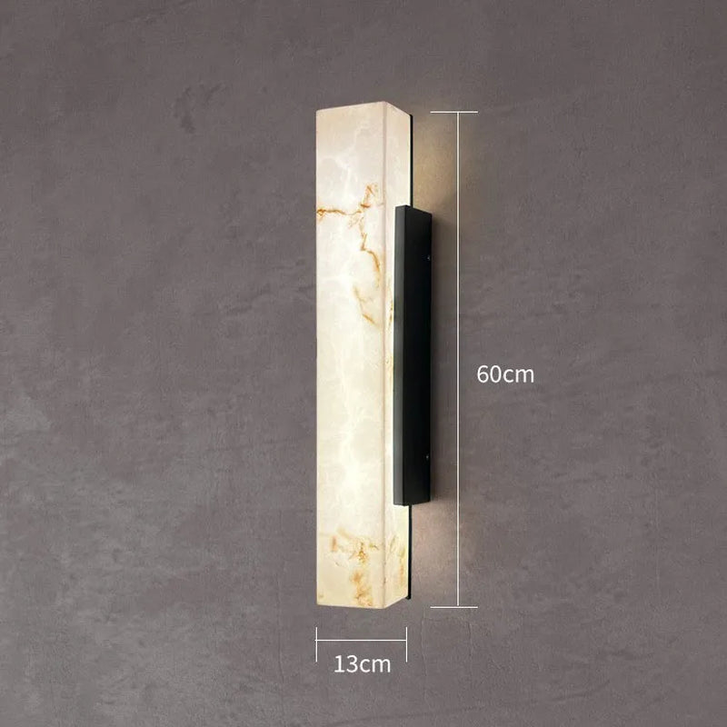 Modern Minimalist Outdoor Waterproof Marble LED Wall Light
