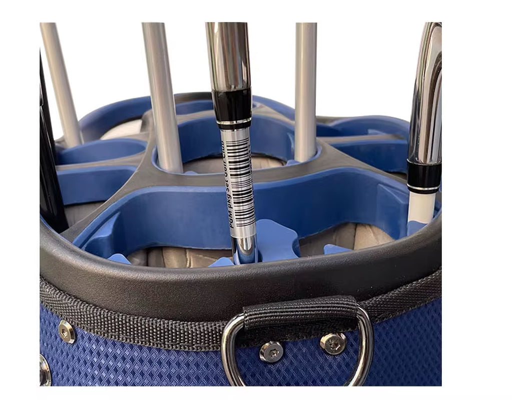 Vintage Waterproof Golf Cart Bag with Zipper Closure, High-Quality Golf Bag