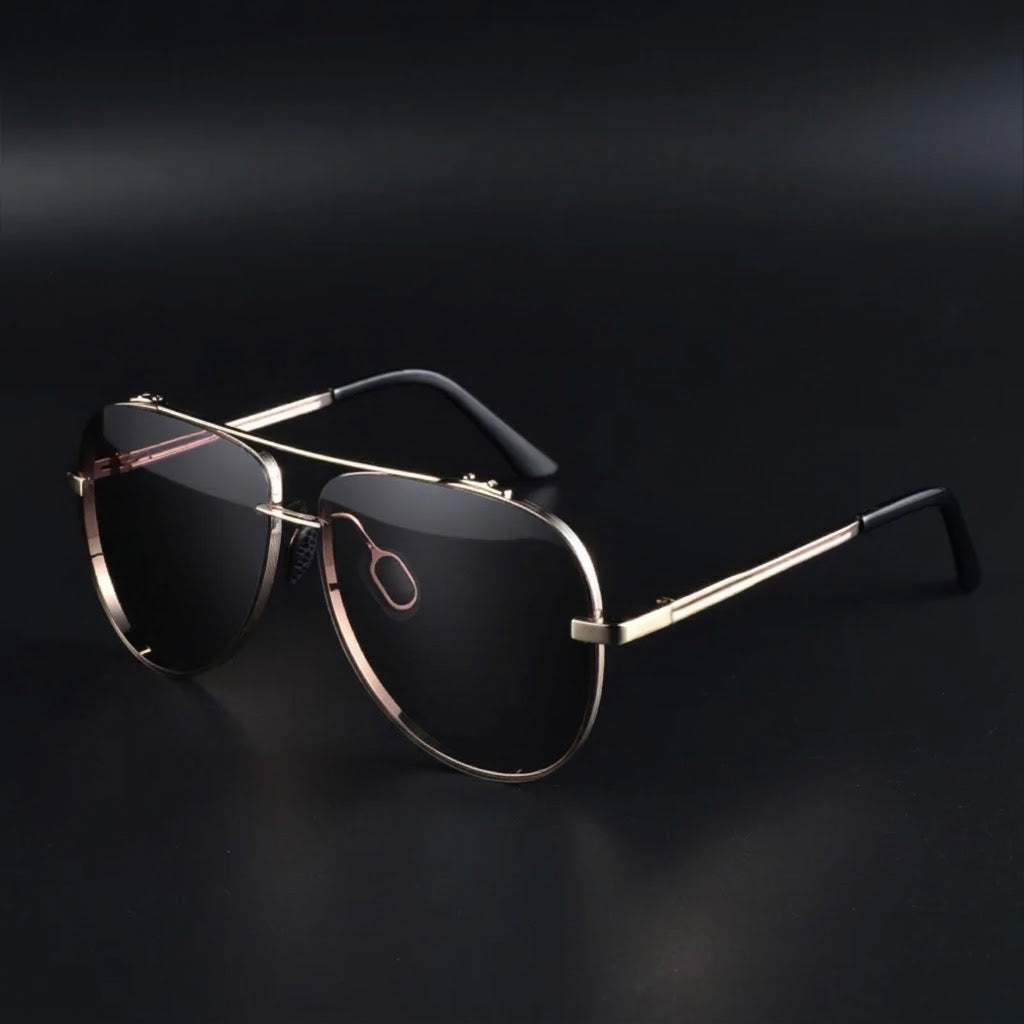 Men’s Polarized Shark Style Sunglasses – UV Protection Men's Fashion Eyewear