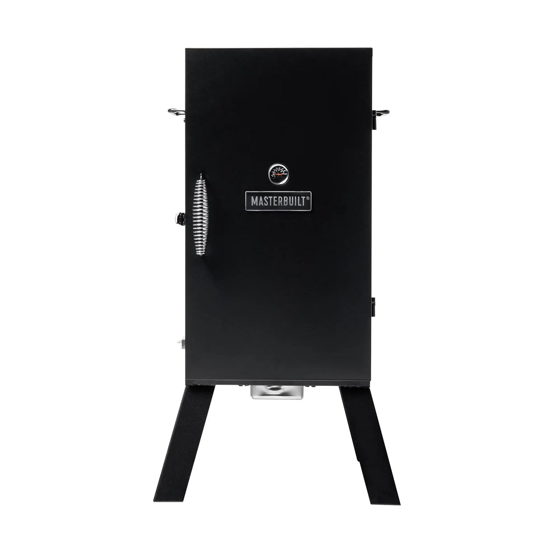 Masterbuilt® Digital Electric Vertical BBQ Smoker with Leg Kit, Side Wood Chip Loader and 710 Cooking Square Inches in Black