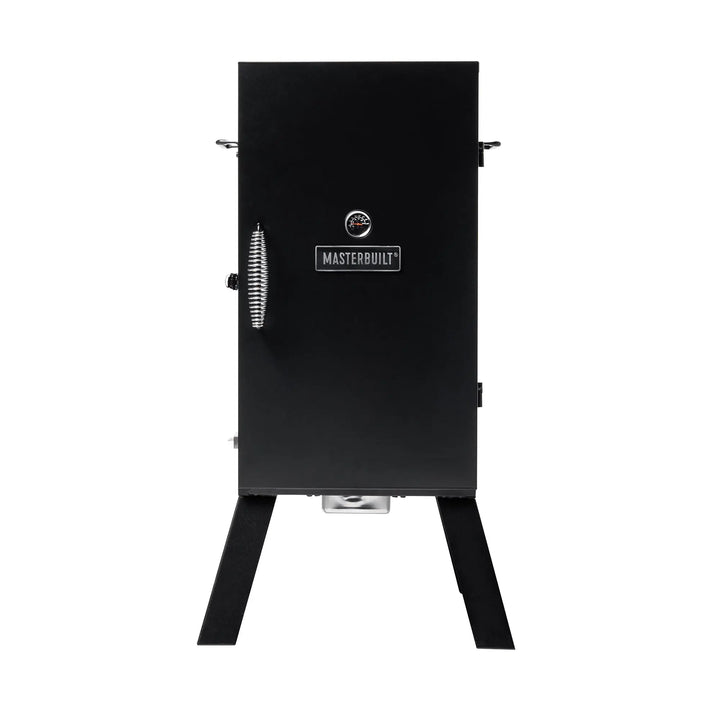Masterbuilt® Digital Electric Vertical BBQ Smoker with Leg Kit, Side Wood Chip Loader and 710 Cooking Square Inches in Black