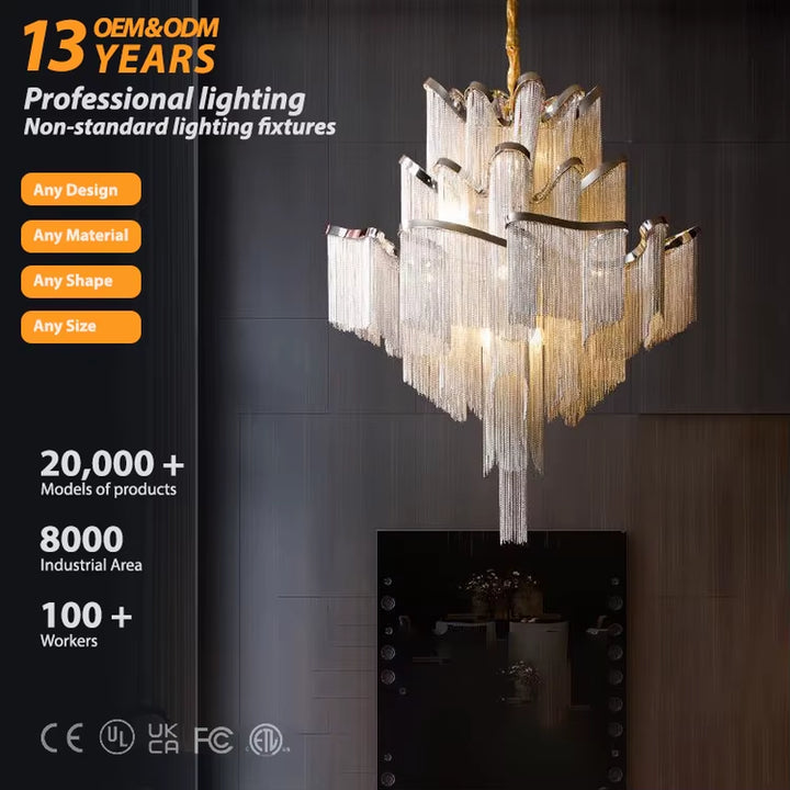 Modern Large home Hotel Chandelier Living Room Pendant Lights