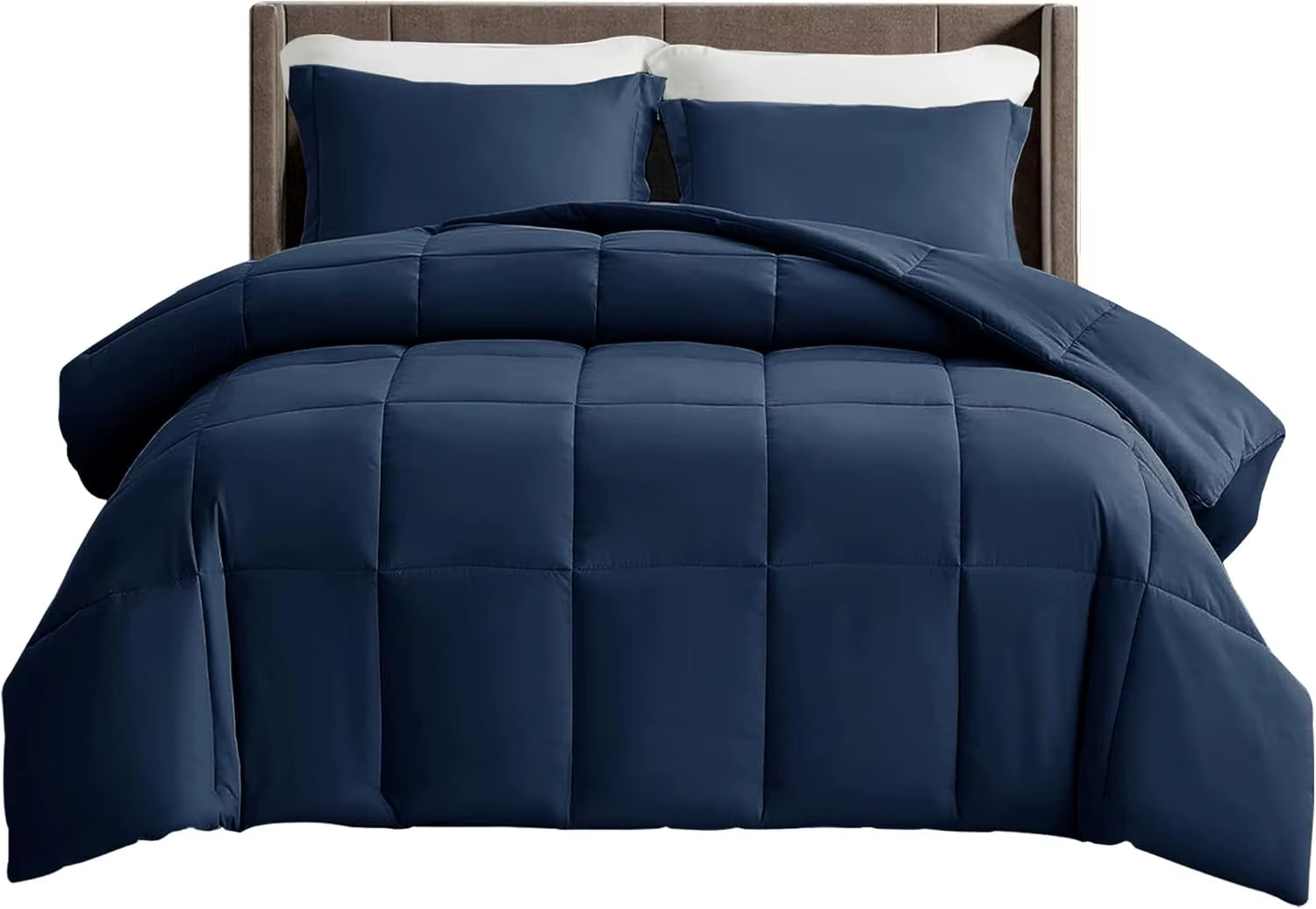Luxury Down Alternative Comforter – Box-Stitched Fluffy Duvet 
