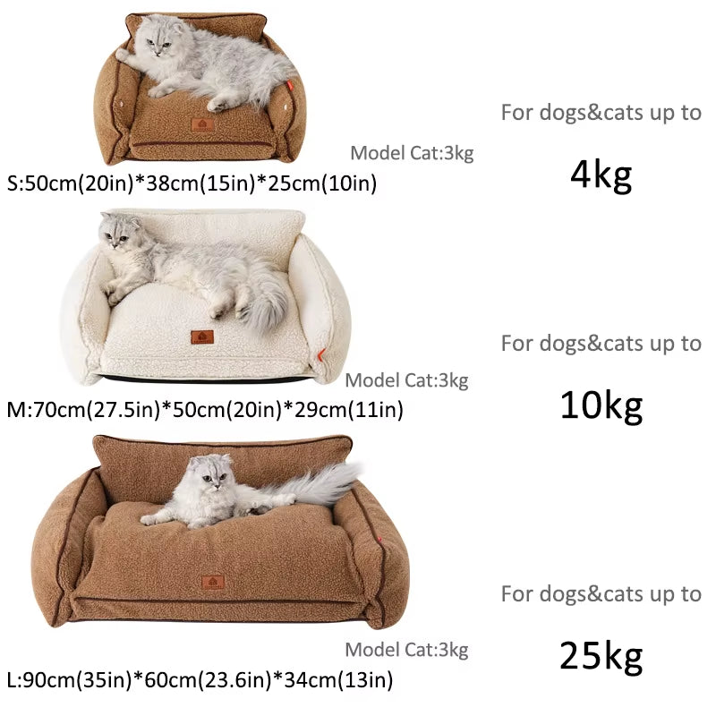 New Premium Pet Sofa for Dogs Cats Removable & Washable