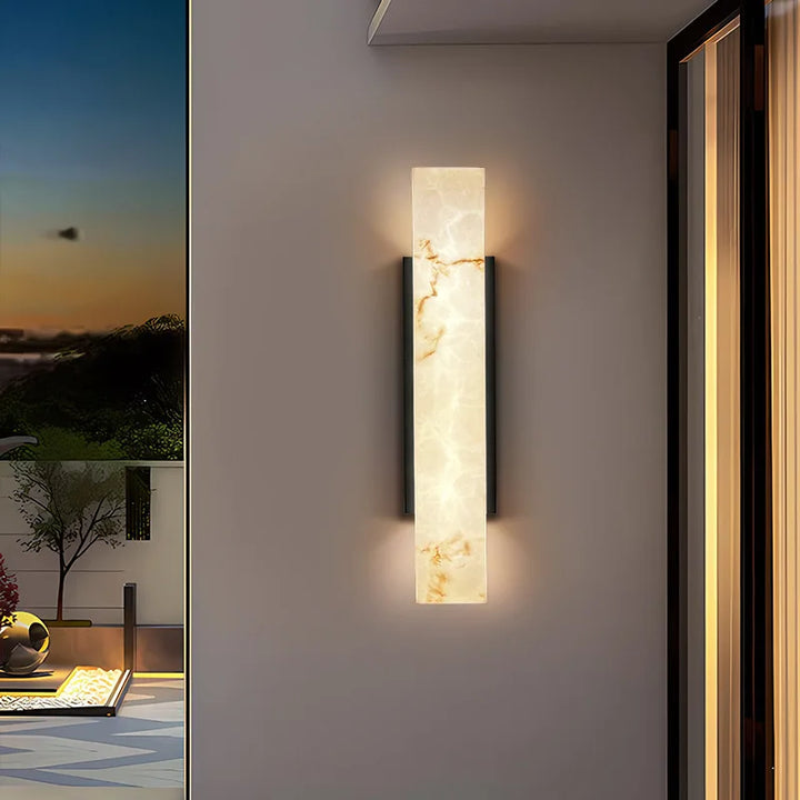 Modern Minimalist Outdoor Waterproof Marble LED Wall Light