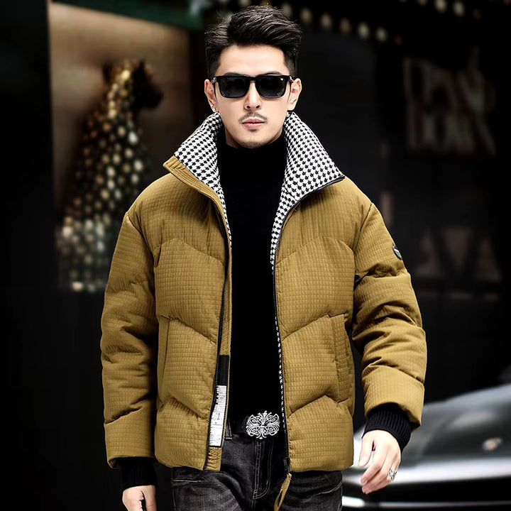 Top Grade 90% White Duck down Coat Men'S 2023 Winter Fashion Patchwork Thermal Outdoor Jacket Male Thick Warm Duck down Clothes