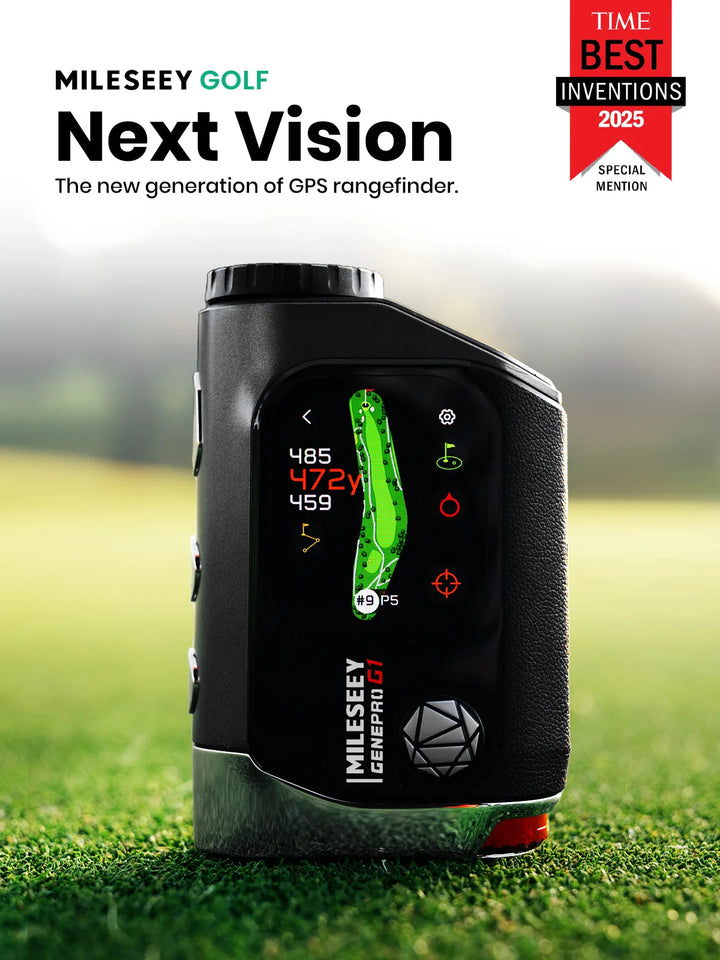 Genpro Multipurpose G1 Golf Rangefinder with Touchscreen GPS & 600Yd Flag-Lock