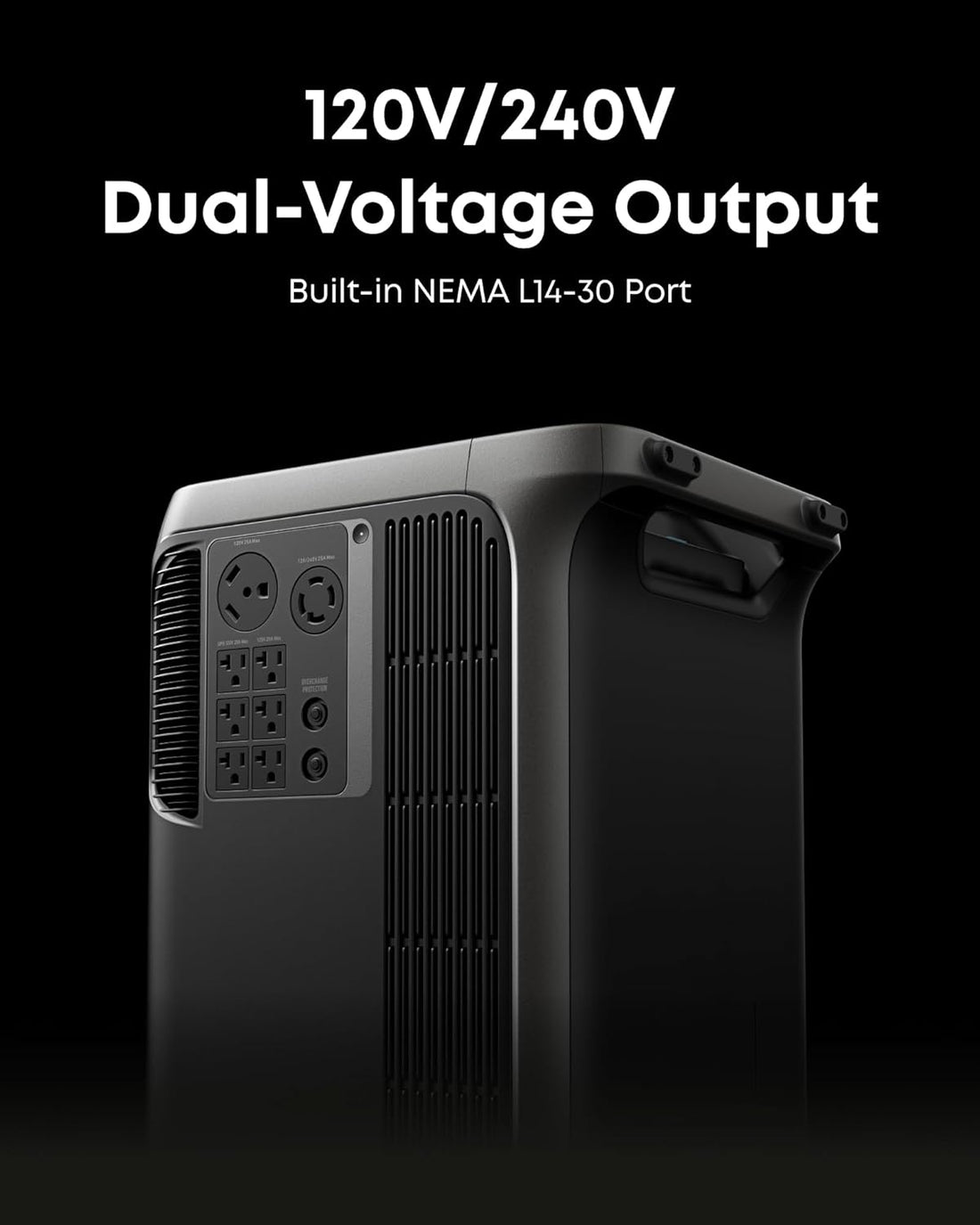 New Travel Portable F3800 Power Station 3,200W Solar Input, Generator