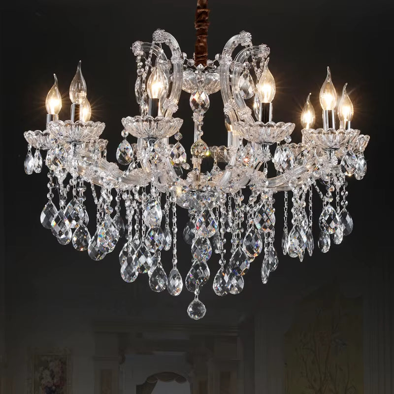 Home Banquet Crystal Chandelier Pendant Light Wedding