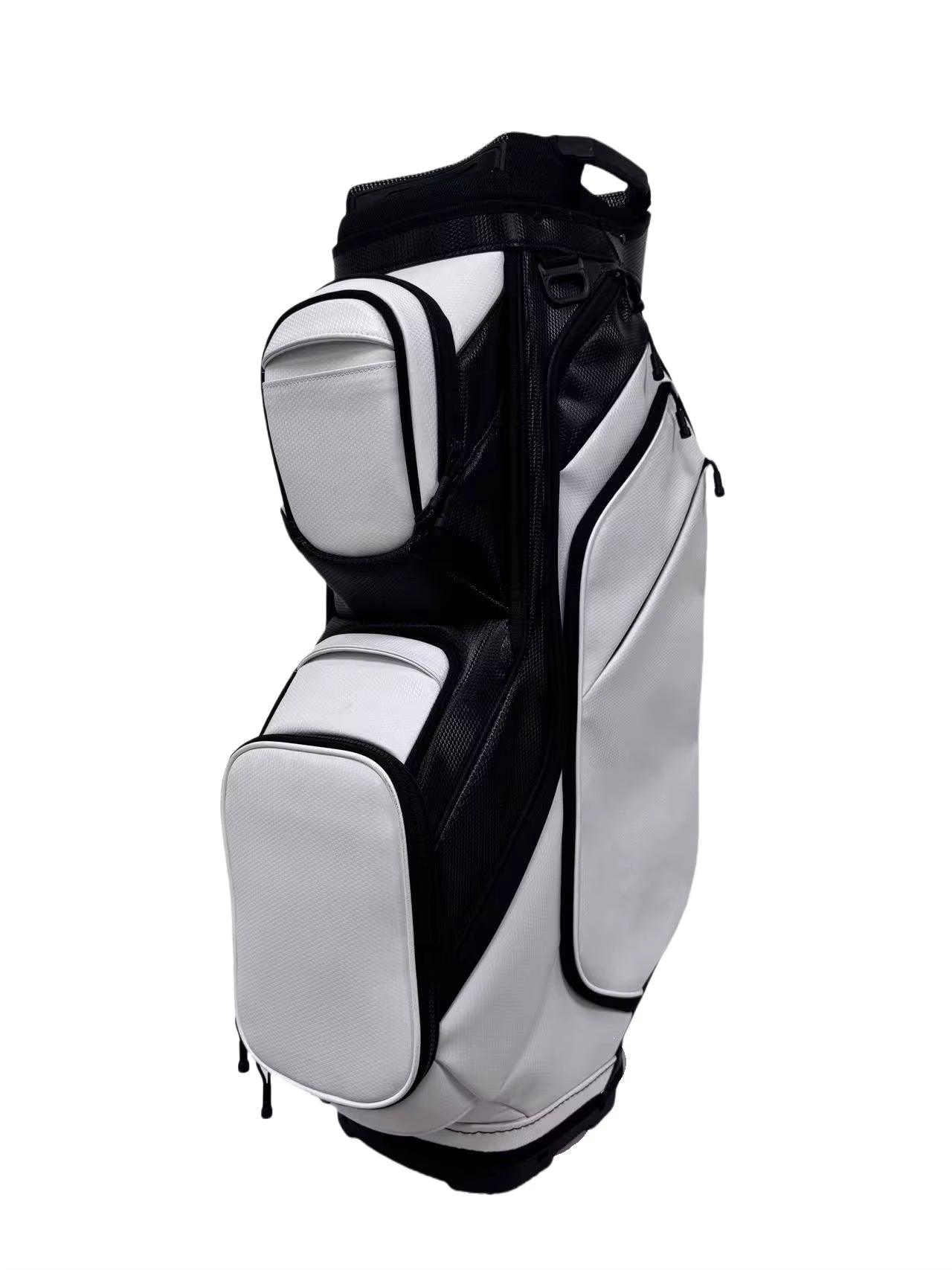 New Lightweight Waterproof PU Leather Golf Bag with 15-Way Divider