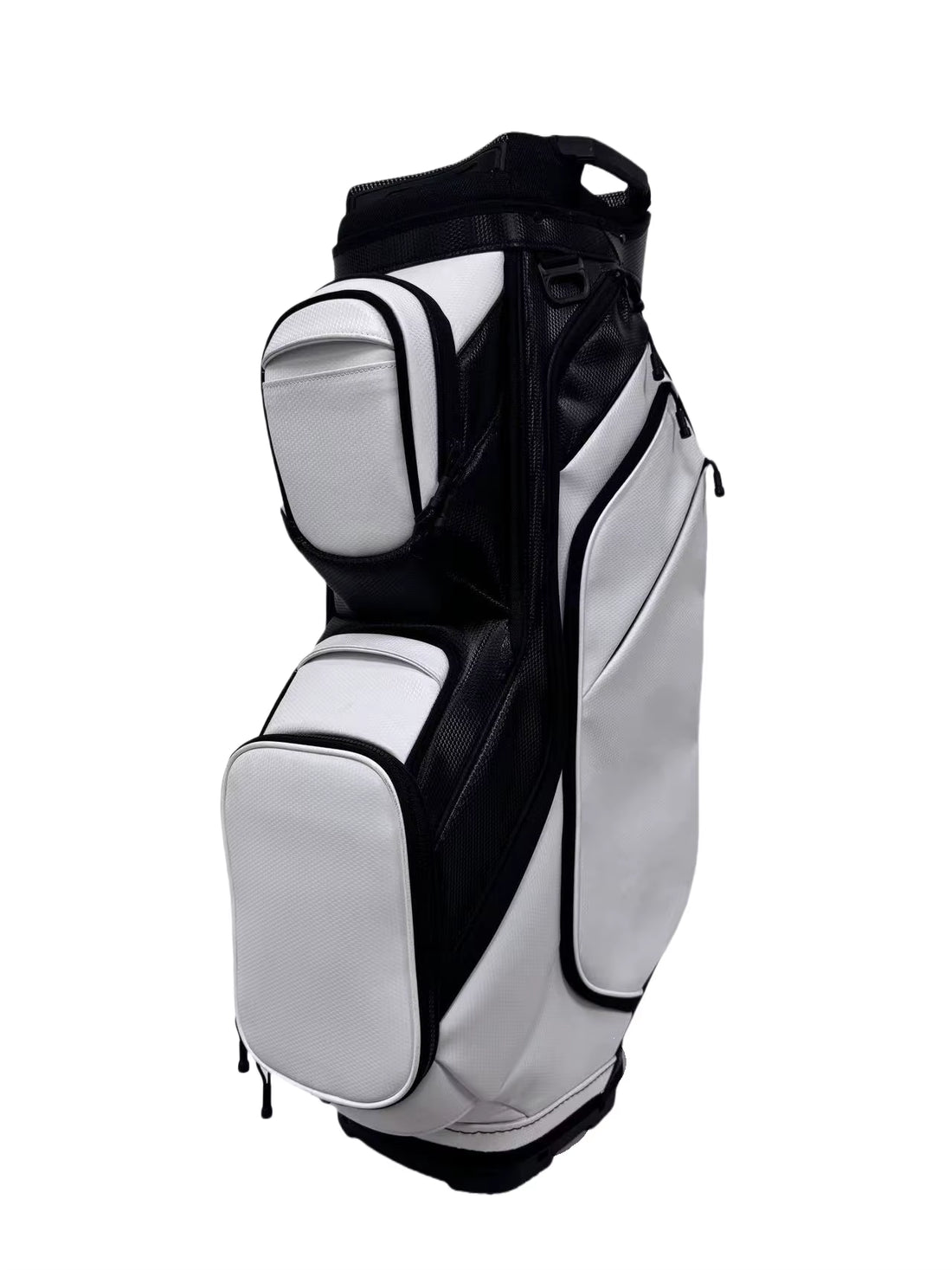 New Lightweight Waterproof PU Leather Golf Bag with 15-Way Divider