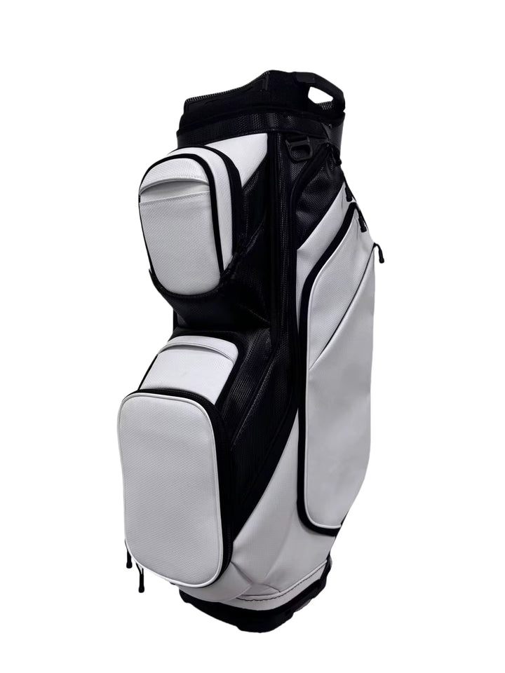 New Lightweight Waterproof PU Leather Golf Bag with 15-Way Divider
