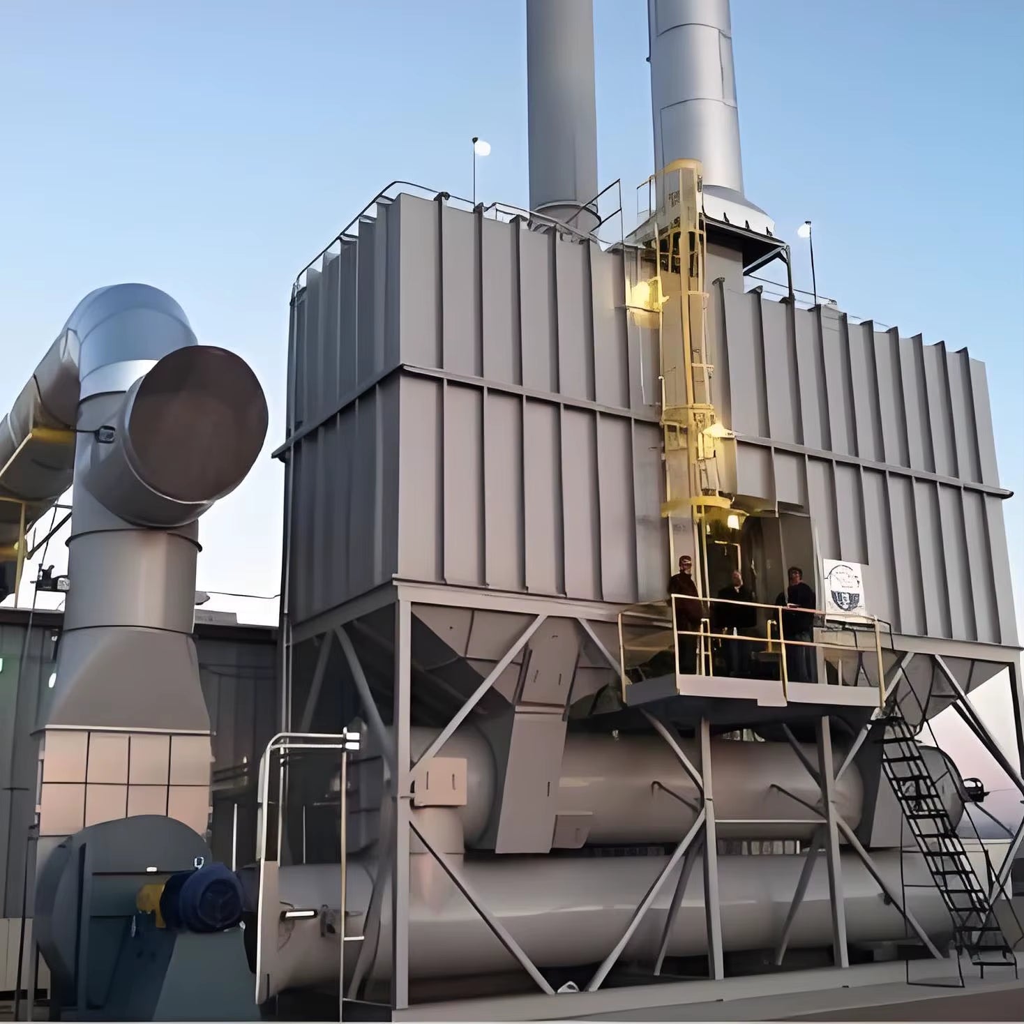 Industrial 99.9% VOC Thermal Oxidizer Gas Disposal Machine Regenerative Thermal Oxidizer Thermal Oxidizer Gas Disposal Machinery
