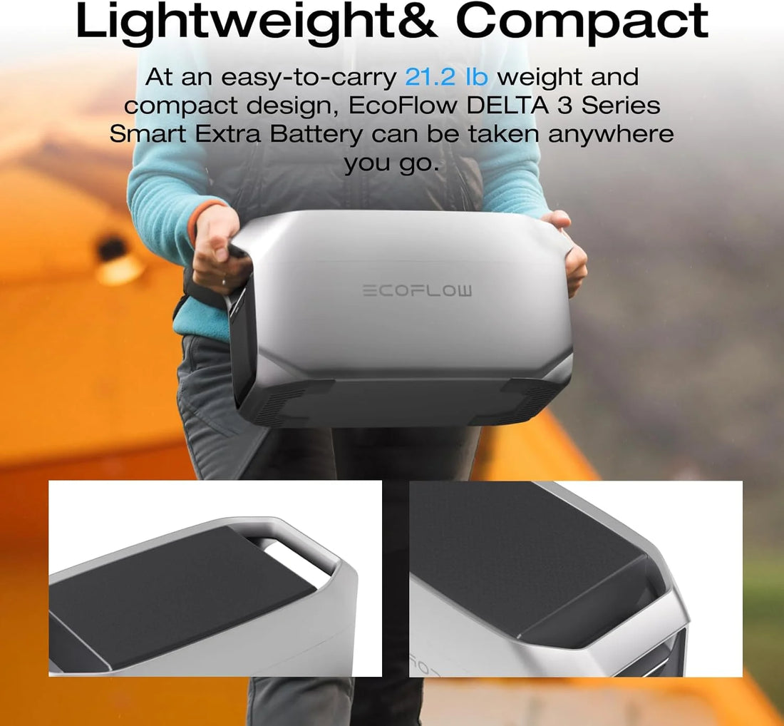 Mini Power Station DELTA 3+ ,1024Wh LFP Batter Solar Generator