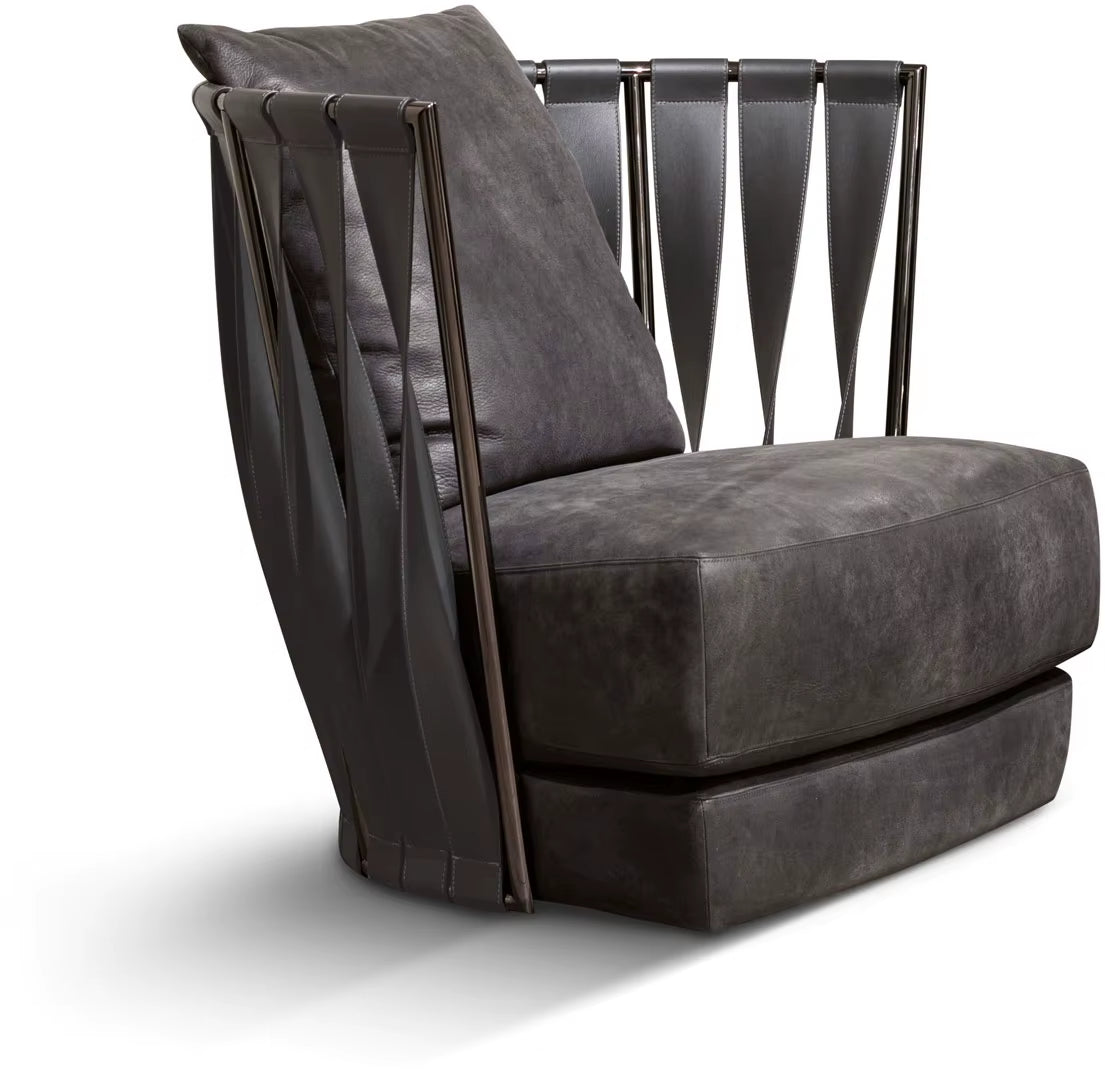 New Living Room Single Sofa Upholstered Leisure Arm Chair