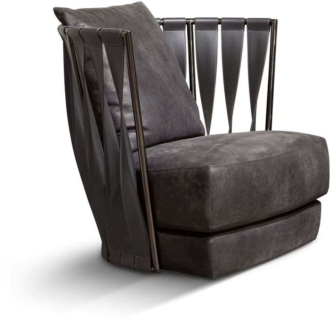 New Living Room Single Sofa Upholstered Leisure Arm Chair