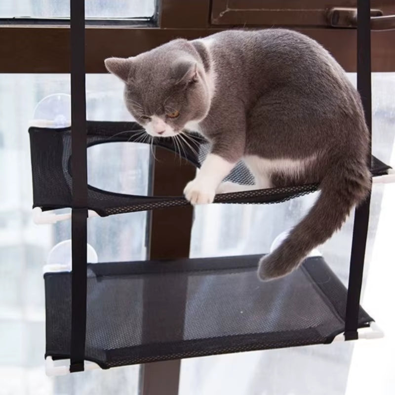 New Cat Hammock Window Bed Kitten Sunny Seat Hanging Sofa 