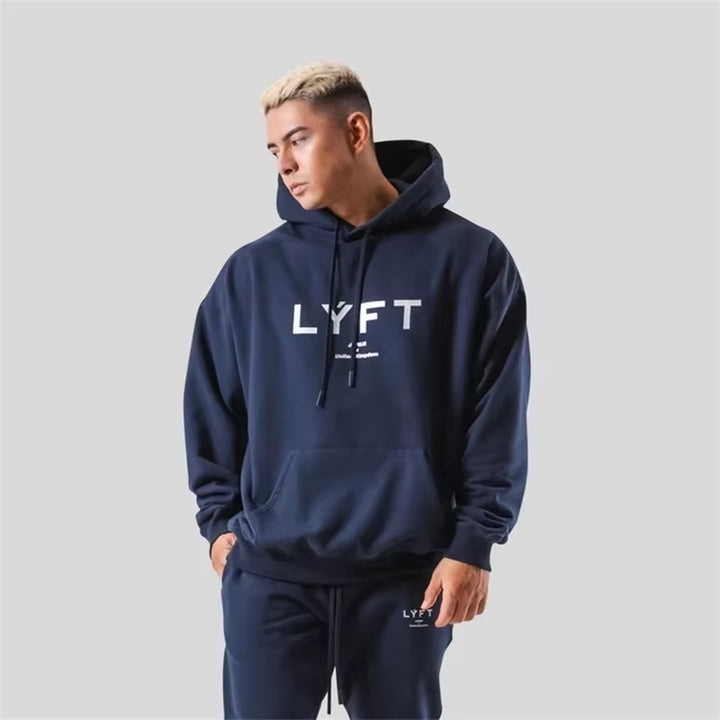 New Fusion LYFT Men Hoodies Winter Fleece Warm Mens Sweatshirt Fashion Streetwear Branded Wear